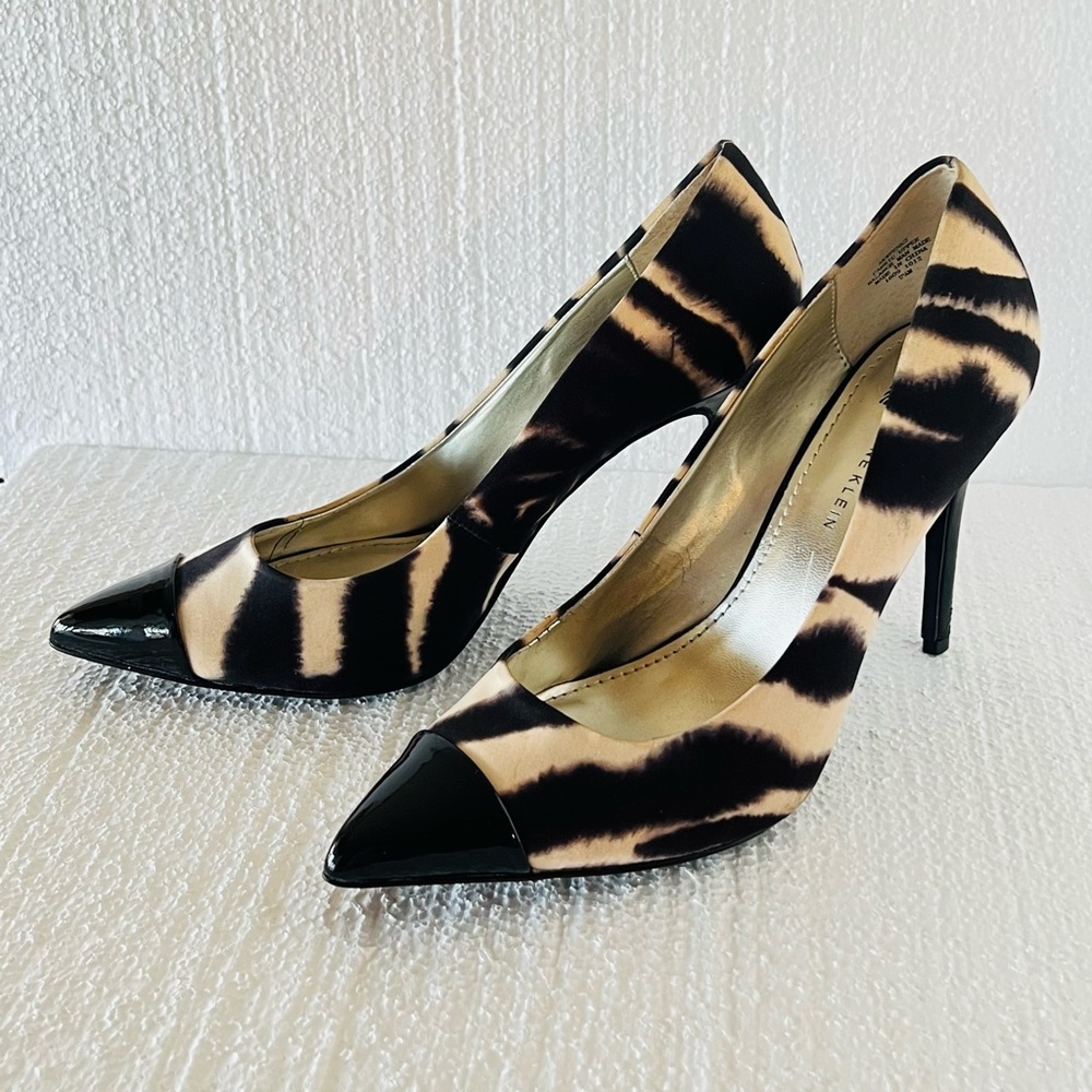Anne Klein stiletto animal print heels
